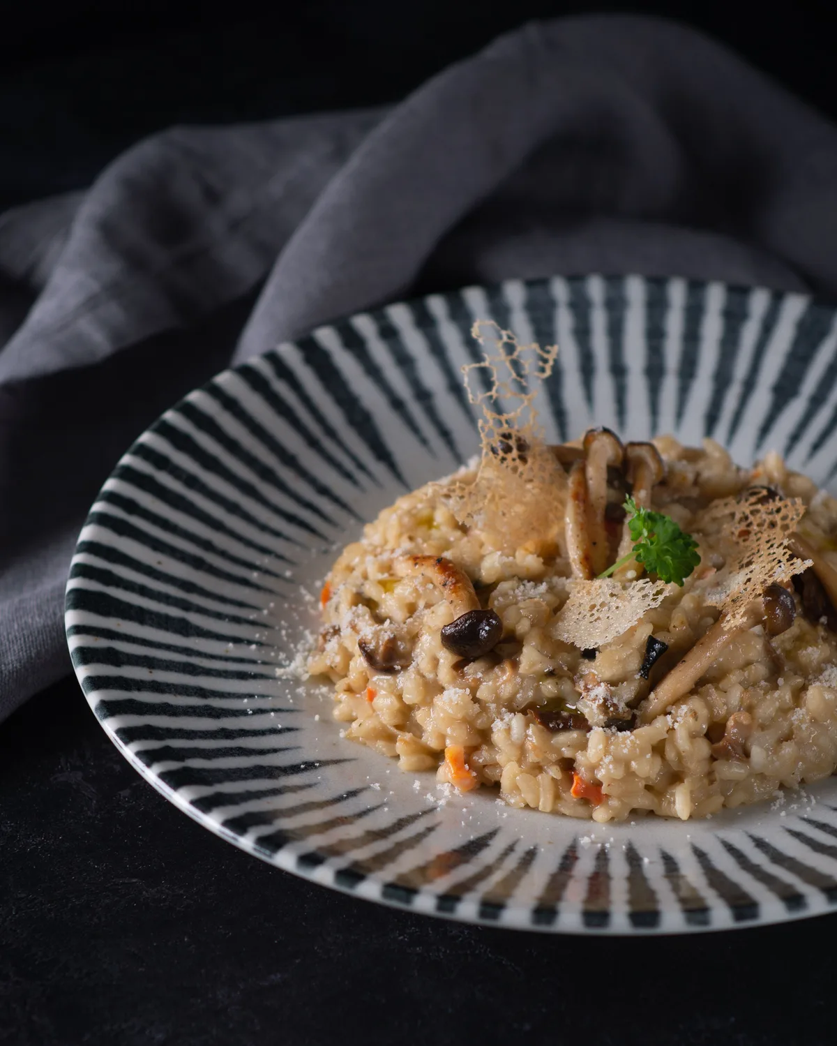 Risotto aux champignons — recette traditionnelle Italie